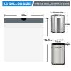 1.6 Gallon Drawstring Small Trash Bags 120Pcs Mini White Garbage Bags, Plastic Trash Can Bin Liners Unscented for Home Bathroom Kitchen Bedroom Office view 3