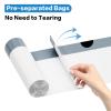 1.6 Gallon Drawstring Small Trash Bags 120Pcs Mini White Garbage Bags, Plastic Trash Can Bin Liners Unscented for Home Bathroom Kitchen Bedroom Office view 4