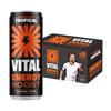 VITAL Sparkling Tropical Boost Sugar Free Energy Drink, 12 x 330ml view 1