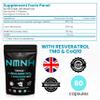 NMNH Supplement 600 mg, with Trans Resveratrol, CoQ10 and TMG, NMNH and resveratrol Supplements Support Cellular Health and Healthy Aging. Boost Vitality and Combat Aging. view 2