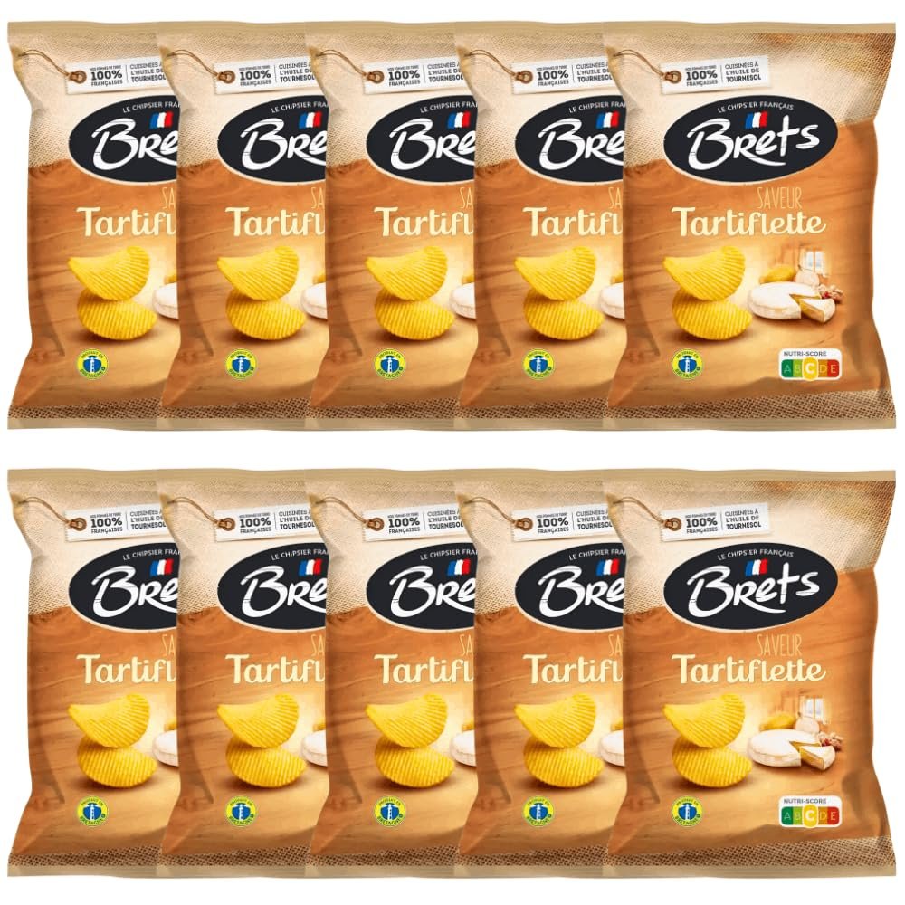 Brets Tartiflette Crisps 125g x 10