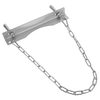 TOPBATHY 40l Oxygen Tank Holder Wall Mounted Bracket Chain Gas Cylinder Stand Single Propane Tank Mount for Laboratory and Outdoor Use