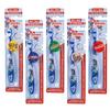 Transformers Toothbrush Set for Kids - Package of 3 Optimus Prime Toothbrushes with Collectible Caps and Stickers for Kids, Boys, Toddlers | Transformers Toothbrush Set view 2
