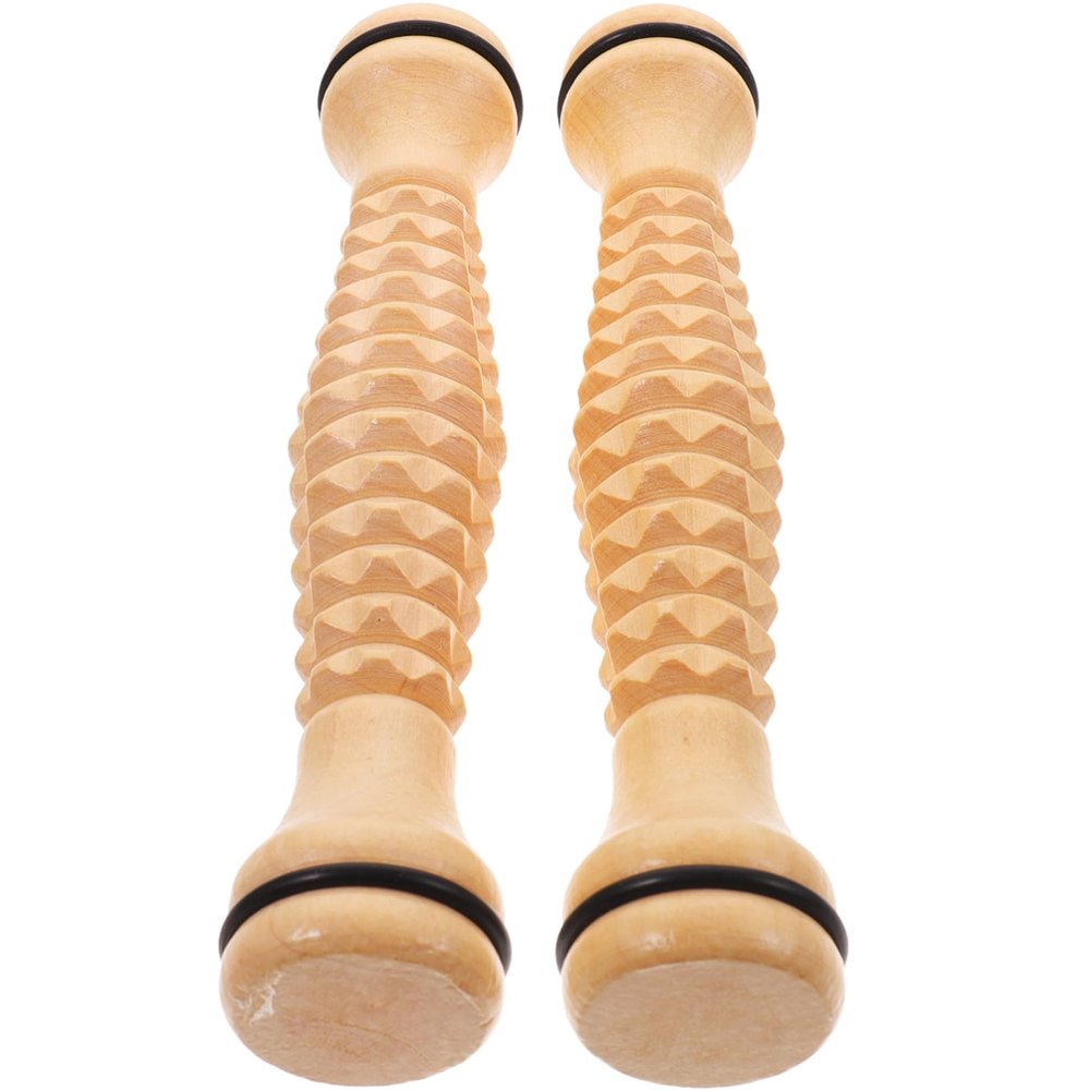 FOMIYES 2pcs Roller Massage Tool Muscle Roller Massager for Back Neck Legs Body Massager Stick for Home and Travel
