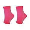 YGSGJSP Men Compression socks 2/3Pairs Men Women Sports Compression Running Protector Ankle Protection High Elastic Pressure socks Boat Ankle Socks Short(153-Hotpink-2Pairs,L-XL) view 1