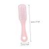 DEARMAMY 3pcs Hanging Cleaning Brush Set with Pp Bristles for Shoes and Clothes, Multi-color (blue, Green, Pink), Household Laundry and Home Cleaning Tool view 2
