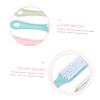 DEARMAMY 3pcs Hanging Cleaning Brush Set with Pp Bristles for Shoes and Clothes, Multi-color (blue, Green, Pink), Household Laundry and Home Cleaning Tool view 4