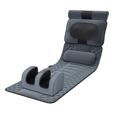 Full Body Massage Mat with Heat and Vibration, 20 Replaceable Heads for Relaxing Back, Waist, and Leg Pain Relief at Home