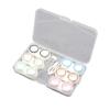 DEARMAMY Contact Lens Case Holder 6pcs Set Plastic Lens Storage Box with Tweezers and Suction Stick Portable Travel Organizer for Soft and Hard Lenses view 1