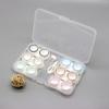 DEARMAMY Contact Lens Case Holder 6pcs Set Plastic Lens Storage Box with Tweezers and Suction Stick Portable Travel Organizer for Soft and Hard Lenses view 2