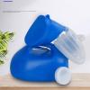 Male UrinalBed Pan Urinals for Men, Male Urinal Bottles with Spill Proof Nighttime Use Pee Bottle, Unisex Portable Pee Container Long Tube with Lid Pee Jug(Blue) view 4