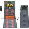 YJYJY Full Body Electric Massage Mat with 20 Neck Shiatsu Kneading Massage Heads 9 Massage Modes Foldable Heating Cushion With10 Vibrating Motors view 1