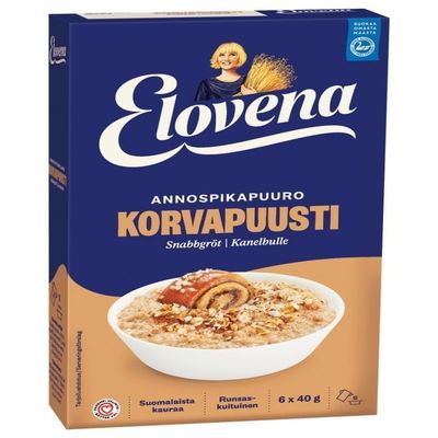Elovena Cinnamon Flavoured Porridge 1 Box of 240g SPSP pack (SOPOSOPO)