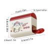 Toothpaste Squeezer, Tube Wringer, Dispenser Tool, White, Red, Multifunctional Bathroom Holder Stand for Shower Room Hotel Outdoor Travel Vanity Sink Storage Home Use view 2
