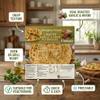 Sixsigma Foods 2 Roasted Garlic & Herb Flatbreads - Deliciously crisp, perfectly seasoned flatbreads infused and aromatic (Roasted Garlic & Herb Flatbread (Case of 1)) view 3