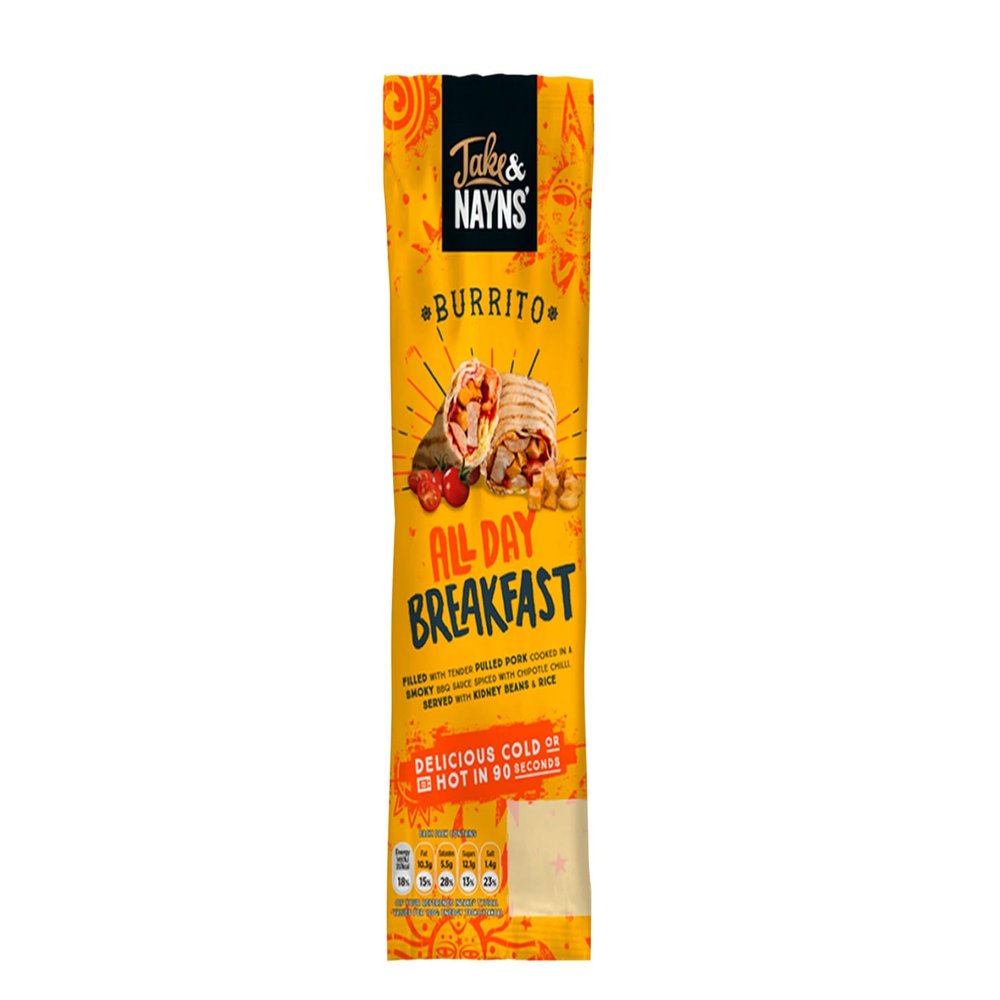 Jake & Nayns' All Day Breakfast Burrito 15 x 185g