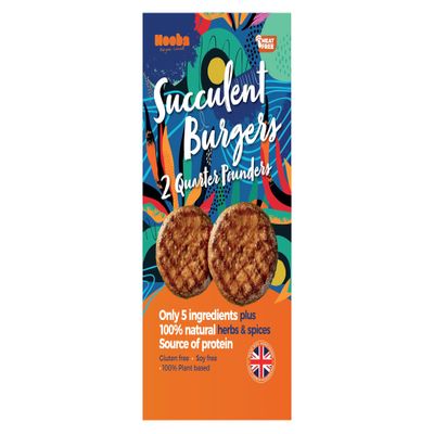 Myco Hooba Plant-Based Quarter Pounder Burgers 113g 16 x 113g