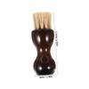 minkissy 2pcs Shoe Polish Brush Set Boot Polish Brush Wooden Handle Hair for Shoe Care Suitable for Whitening Cleaning view 2