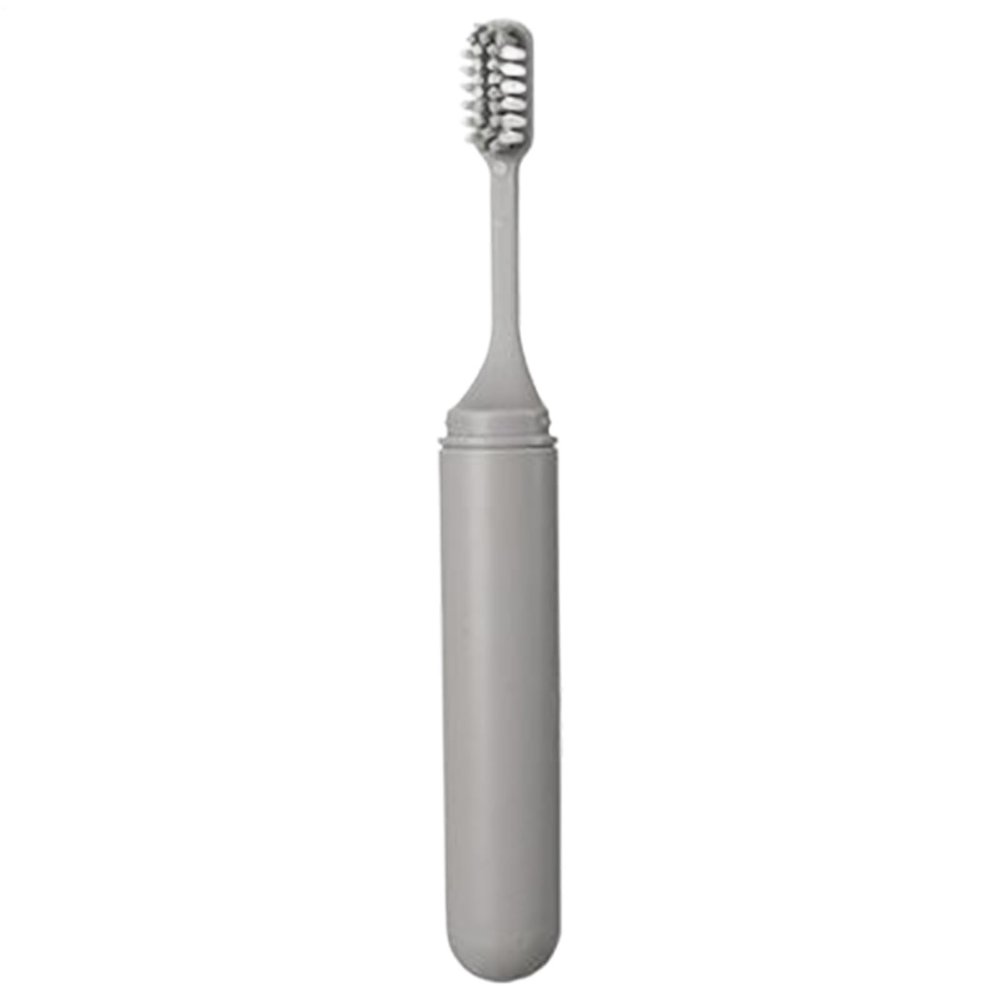 Travel toothbrush, foldable compact toothbrush for on the go, soft bristles, care items with removable brush head, portable cleaning utensils for travel, camping and work