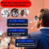 AI Translator Glasses,Real-Time Interpretation Eyeglasses | Over 100 Languages Lightweight Smart Blue Blocking AI Eyewear for Women Travel Reading view 2