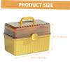 VALICLUD Test Strip First Aid Kit Medicine Storage Organizer Large Capacity Multi-function Case for Home Emergency view 2
