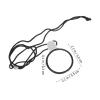 SOPOTUTU Compact Corded Magnifier Pendant with Plastic and Glass Lens, 1.5+ Reading Monocle for Hobbyists and Seniors, for Reading Maps and Photographs view 2