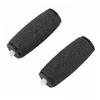 Foot Roller Heads 1 Pair Abs Dull Polish Black Replacement view 1