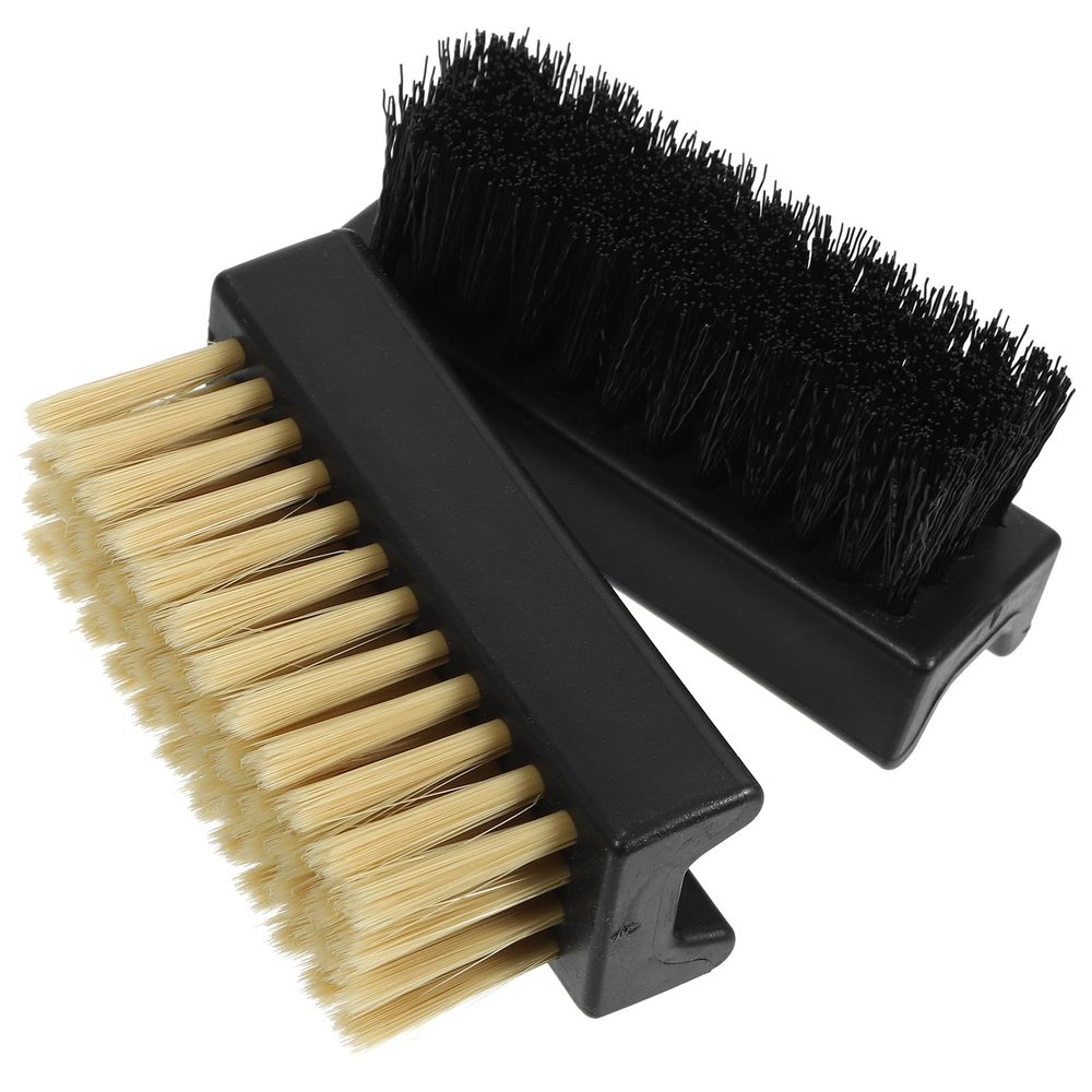 SWOOMEY 2pcs Cleaning Board Brush Hard and Soft Brushes for Shoe Scrubbing for Stains for Multipurpose Use Around Home