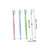 BAZEITFLOW 4Pcs Double-Headed Interspace Toothbrushes Manual Interdental Brushes Soft Tuft Ergonomic PP Travel-Friendly Teeth Cleaning view 2