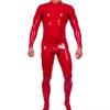100% Latex Rubber Red Men's Uniform Rubber Cat Clothing Handmade Customize,Red,L view 1