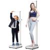 Body Weight Scale Tool Height Body Fat Analyzer 440LB Capacity Physician,Scale with LCD Display for Weight/Height BMI Measurement view 1