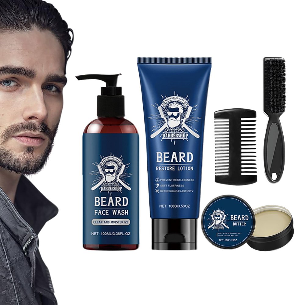 Beard Care Set Men's Care Set for Beard Gift for Husband, Boyfriend, Family and Friends