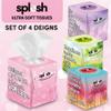 Splesh Ultra Soft 3-Ply Facial Tissues, 12 Square Box of Tissues, 672 Soft & Hygienic Paper Tissue Box Multipack, Strong & Gentle, Face & Nose Cube Tissues Bulk Pack for Home, Office & Daily Use view 2