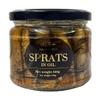 Amberfish Sprats in Oil 250G in Glass Jar Smoked Sprats in Vegetable Oil Ready for Use Sterilized Canned Fish Product of Latvia Pack of 4 view 2