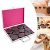 18 Pieces Hot Stones Massage Kit with Heater Portable Massage Stones Rocks Electric Hot Stone for Home Spa Warming Relaxing Pain Relief view 4