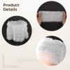 100 Disposable Spa Headbands, Elastic Non-Woven Hair Bands for Facial Treatments, Makeup, and Massages, Lock Edge Design, Professional Use view 2