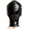 WXLPCGO SM Latex Hood with Open Eyes Double Ponytail Rubber Head Mask Back Zipper Handmade Accessories Cosplay(Size:XL-70CM) view 2