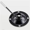 360 Rotating Hydraulic Salon Stool with Leather Cushion, Supports 330 Lbs, Ideal for Spa, Office, and Massage Use view 4
