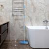 Abaodam Stainless Steel Long Handle Floor Cleaning Brush Wide Tile Scrubbing Brush for Bathroom Outdoor Home Use view 3