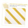 FRCOLOR 40sheets Foil Dinner Napkins Gold Wedding Party Banquet Supplies Napkin Tissue for Restaurant Event Cocktail Occasion view 4
