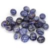 Natural Blue Sodalite Round Crystals Quartz Mineral Specimen Tumbled Stone Bulk Home Aquarium Decoration view 2