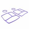 SEAFRONT Omiebox Covered Seal Seals, Airtight Food Container Exchange, [2 pack] Prevents Leaks for School Player Boxes for School Lunch Boxes (Purple) view 4