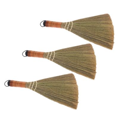 EPIGEIST 3pcs Handheld Brooms Soft Sweeping Brush for Indoor Cleaning Small Whisk Broom for Kitchen Table and Office Desk