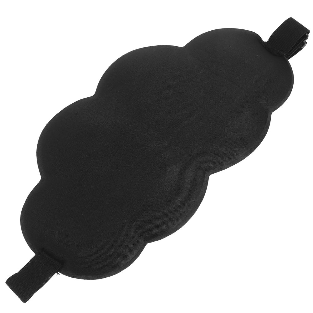 SOPOTUTU Cute Sleeping Eye Mask for Women with Fluffy Pattern Soft Material for Airplane Travel and Night Sleep