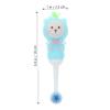 UTHCLO 2pcs Soft Bristle Kids Toothbrush with Cute Bear Shape, Gentle Care for Teeth and Gums, Silicone Material Manual Toothbrush Set for Toddlers and Children view 2