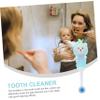 UTHCLO 2pcs Soft Bristle Kids Toothbrush with Cute Bear Shape, Gentle Care for Teeth and Gums, Silicone Material Manual Toothbrush Set for Toddlers and Children view 3