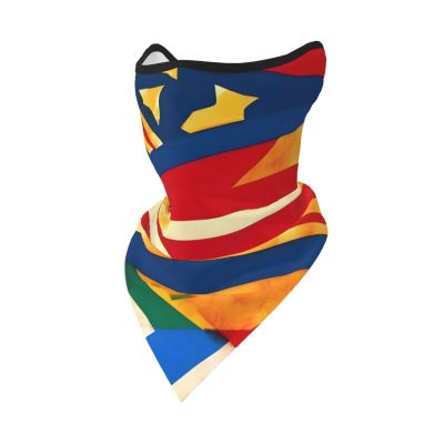 JIUTY Native Hawaiian Flags Face Cover Scarf, Breathable for Running Camping Climbing