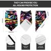 JIUTY Music Graffiti Style Face Cover Scarf, Breathable for Running Camping Climbing view 4