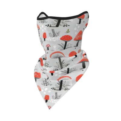 JIUTY Cartoon Mushrooms Face Cover Scarf, Breathable for Running Camping Climbing