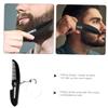 Beaupretty Comb Beard Comb with Small Oval Mirror Keychain Portable Styling for Men view 4